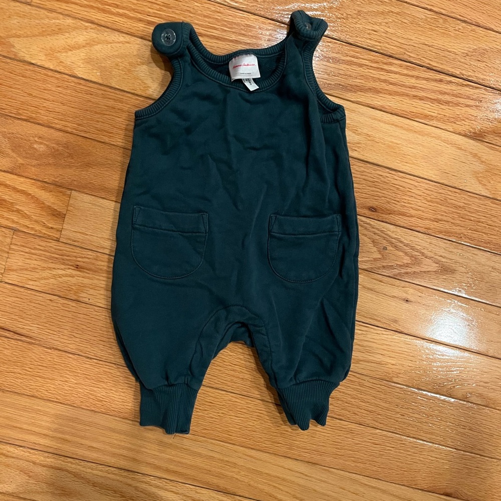 Hanna Andersson Baby French Terry Overalls 0-3 months